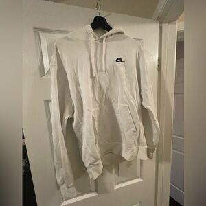 white nike hoodie